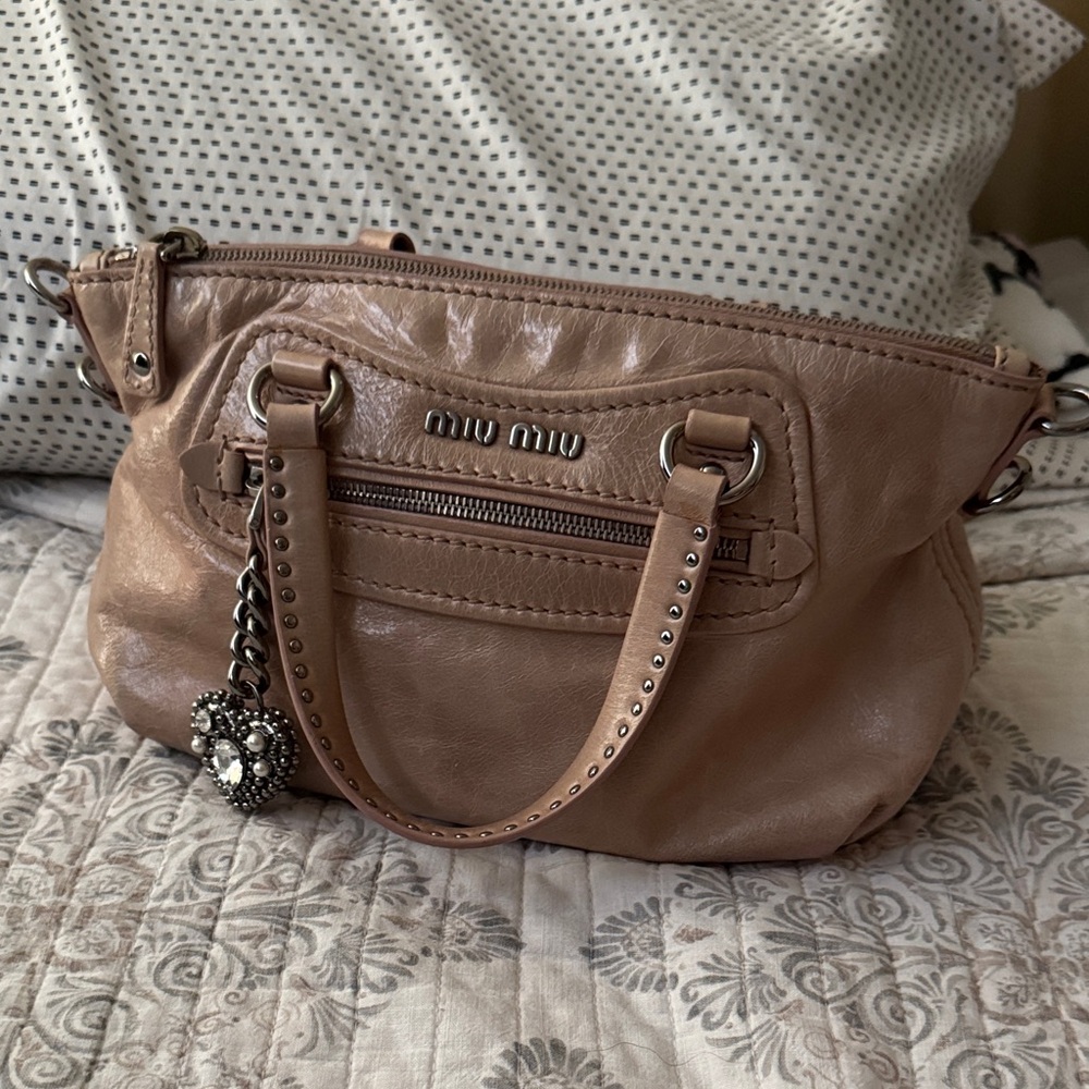 Miu Miu Leather Shoulder Bag